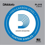 Resim D'Addario PL015 Tek Elektro Gitar Teli (15) 