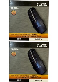 Resim Cata Ct-9154 4'lü Aydınlatma Kumandası 2 Adet 