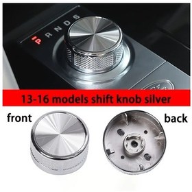Resim Meridiangoods Range Rover Land Rover 13-16 Vites Topuzu Krom Kaplama Dayanıklı Ve Kolay Montaj Land Rover 13-16 Vites Topuzu Gümüşî 