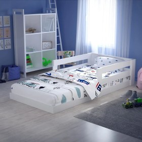 Resim Tulip Life Tuliplife Montessori Genç Odası Karyola Beyaz TLP118S 