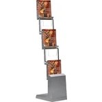 Resim Kıraç A4 Portatif Zig-Zag 5 Katlı Akordiyon Alüminyum Broşürlük 