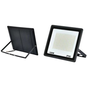 Resim Kosona 100w Led Sokağa Açık Işık - Su Geçirmez 3000k-6000k Beyaz Işık, Stadyum/tünel/agac Aydınlatma, 220v Smd2835 Teknoloji Siyah 