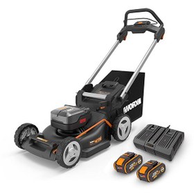 Resim Worx WG748E 40Volt 4.0Ah. Li-ion 46CM Profesyonel Kömürsüz Şarjlı Çim Biçme 