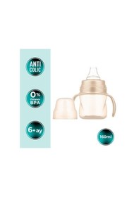Resim Mamajoo Antikolik Biberon 250 ml & Antikolik Akıtmaz Alıştırma Bardağı 160 ml - Pearl 