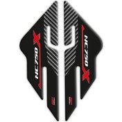 Resim Gp Kompozit Honda Nc 750 2016-2020 Uyumlu Yan Pad Siyah-Karbon (522066080) 