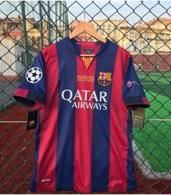 Resim jabuka Barcelona 2015 Şampiyonlar Ligi Finali Lionel Messi Forması 