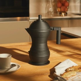 Resim Alessi Pulcina Espresso Makinesi 300 ml Siyah 