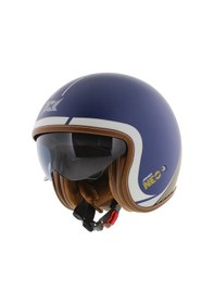 Resim Motosiklet Kaskı Retro Güneş Vizörlü Hornet S Sv Neo C7 Matt Blue Motorcu Kask Çok Renkli 
