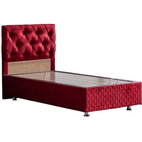 Resim Setaymobilya Baza, Vita Bordo Tek Kişilik Baza + Başlık Seti - Setay 
