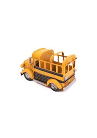Resim Dekoratif Metal Araba Okul Otobüsü Kalemlik 1510a-8279 Model 