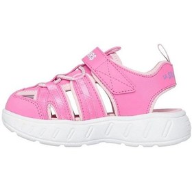 Resim Skechers 303162n Pklp Play Scene Splash - Cute Crew Kız Çocuk Sandalet Çok Renkli 