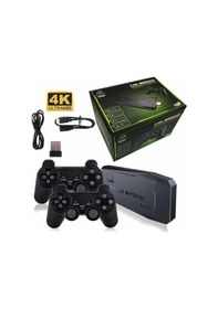 Resim Game Stick 20000 Oyun Kablosuz Çift Kol Retro Oyunlar Game Stick i 2.4g 4k 