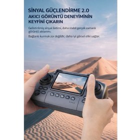 Resim Peachtec Peachtech Ekranlı Kumandalı Katlanabilir Drone - Çift Kamera, Wifi Fpv, Hd Kamera, Hobi Drone 