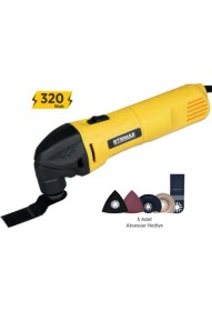 Resim RTRMAX Dy Çok Amaçlı Kesici Raspalama 320 W Rtm137 