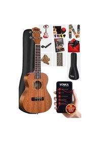 Resim Midex SP-21MC Set Maun Soprano Ukulele (Softcase Tuner Capo Metod Nota Sticker Askı Pena) 