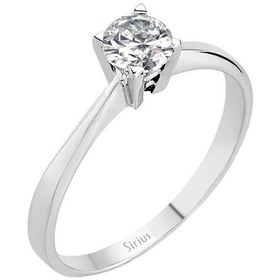 Resim Sirius G Renk 0,48 Karat Pırlanta Tektaş Yüzük 0817R0025 