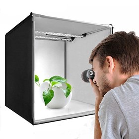 Resim Gdx Pro II 3 Led Işıklı Ürün Çekim Çadırı 80x80 cm 