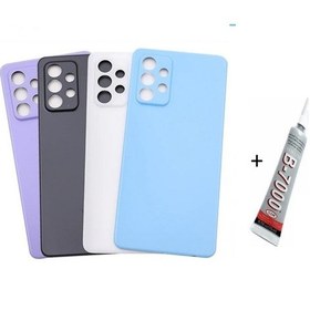 Resim Samsung Uyumlu A32 4g Arka Batarya Pil Kapağı Siyah B7000 15 Ml Yapıştırıcı 