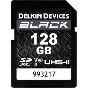 Resim Delkin Devices 128GB Black Uhs-Iı (V90) Sdxc Hafıza Kartı 