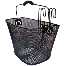 Resim Bisiklet Ön Sepet Askı Kancalı Siyah 