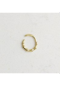 Resim Glorria Altın Burgu Halka Piercing Sarı 