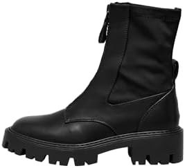 Resim ONLY ONLBETTY-5 PU FRONT ZIP BOOT Yürüyüş BotuKadın 