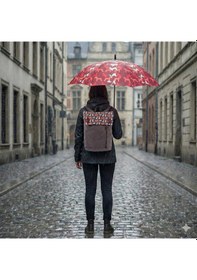 Resim Biggdesign Dogs 15" Laptop Çantası & Tam Otomatik Rüzgara Dayanıklı Köpek Desenli Şemsiye Set Karışık/Çok Renkli 