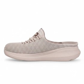 Resim King Paolo D5109 Krakers Sabo Kadın Memory Foam Düz Sandalet Bej 