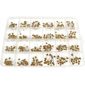 Resim Konesam 24 Farklı Değer Her 20 Adet 10pf-10uf 50v Monolitik Kapasitör Seti 480 Adet Kutulu Paket 