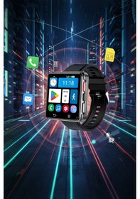 Resim Android 11 Akıllı Saat 2.64'' Geniş Ekran 64gb Hafıza Sim Kartlı Gps Sosyal Medya Destekli 