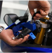 Resim Fochsia Cofıt Siyah Ağır Motosiklet Scooter Kilit Hızlı Salma Güvenlik Kolu Çelik Korumalı 