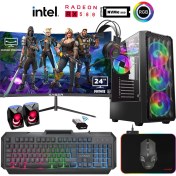 Resim Xaser XSR930 I5 4590 16GB Ram 1tb M.2 Nvme SSD 8gb RX580 Ekran Kartı 24" Curved Oyuncu Bilgisayarı 