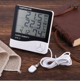 Resim Go İthalat Masaüstü İç - Dış Mekan Dijital Termometre Nem Ölçer Higrometre 