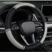 Resim Hightower Gray Renksiz, 38cm/15ınç Kaymaz Koruyucu Tasarımlı, İç Halkasız Konforlu Nefes Alabilir Direksiyon Kılıfı Gri 