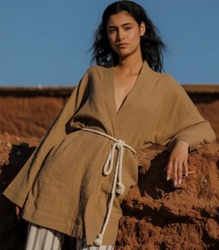 Resim OUMAİMA Pamuk Kısa Kimono 