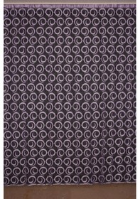 Resim Vakko Çift Renk Lila İp Perde Hazır Düğmeleri Dikilmiş İp Perde 300 240 Cm Lila 