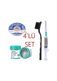 Resim Krem Lehim 50g Flux Lehim Toplama Cp3015 Lehim Emme Teli 3,0mm 