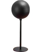 Resim Teltree Motor Güneşliği Tutucu Siyah Yere Konur Alüminyum Kask Tutucu, Montajsız Kask Rafı, Kolyeler İçin Saklama Aleti 