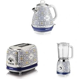 Resim Storemax Ariete 3'lü Kahvaltı Seti (Elektrikli Su Isıtıcı, Ekmek Kızartma Makinesi,) 