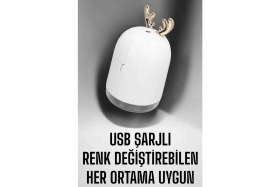 Resim Marsilyan Aromaterapi Hava Temizleyici Buhar Makinesi Taşınabilir Şarjlı 