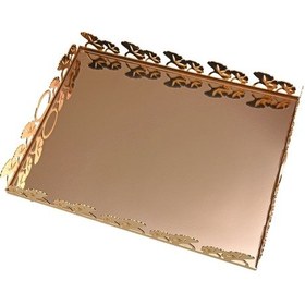 Resim Canba G Gold Dikdörtgen Tepsi 40 Cm 