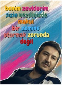 Resim Gibi Yılmaz Benim Zevklerim Ahşap Retro Vintage Poster 