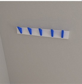 Resim Hepsi3boyutlu Modern Duvar & Kapı Kanca Askılık - 5 Adet Mavi Kanca Askılık - Model No : 5 Mavi 