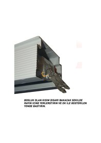 Resim Akıllı Dikey Perde Pimi H Tip Değiştirelebilir Vagon Uyumlu 10 Adet 