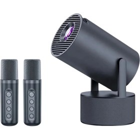 Resim Zero Land Android Sistemli Jeksiyon Karaoke 180° Döner Başlıklı Eğlence Sistemi 