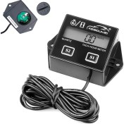 Resim Xifu Shop C Araç Su Geçirmez Dijital Motor Zamanlayıcı Saat Metre Tachometre Gösterge Motor LCD Ekranı Moto Deniz Bot Motoru 4 Stroke Motor (Yurt Dışından) 