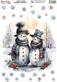 Resim Pirinç Dekopaj Kağıdı 30x42cm Pty-033 