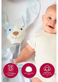 Resim Bebekevi Mavi Desenli Uyku Arkadaşı Bebek Uyku Arkadaşı Mavi 