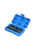 Resim 3/8 İnç 12 Köşe Yuvalı 7'li Set, 5/6/7/8/10/12/14mm, Sağlam Plastik Kutu, Otomotiv Ve Elektrik Uygulamaları İçin İdeal 