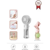 Resim Torima F-13 Beyaz Şarjlı Mini Masa Fan Vantilatör 